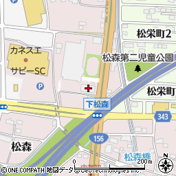 岐阜県美濃市松森600-1周辺の地図
