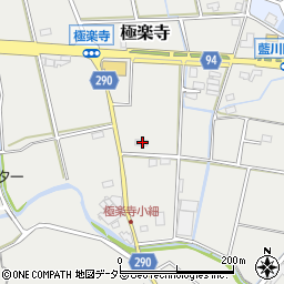 岐阜県美濃市極楽寺317周辺の地図
