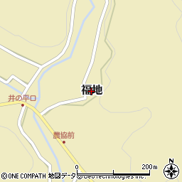 岐阜県八百津町（加茂郡）福地周辺の地図