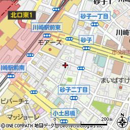 四十八漁場 川崎店 よんぱち漁場周辺の地図