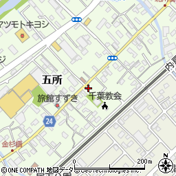 千葉県市原市五所1610周辺の地図