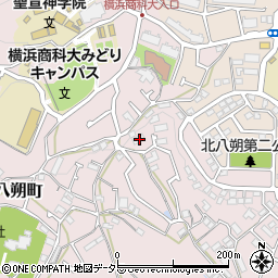 神奈川県横浜市緑区西八朔町65周辺の地図