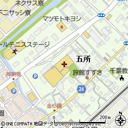 千葉県市原市五所1732周辺の地図