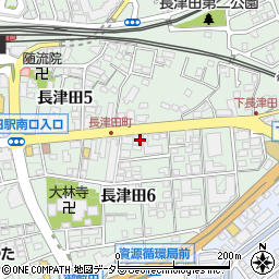 セジュール長津田Ｂ周辺の地図