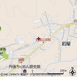 京都府与謝郡与謝野町岩屋231周辺の地図
