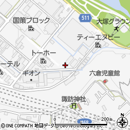 神奈川県愛甲郡愛川町中津6961周辺の地図