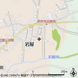 京都府与謝郡与謝野町岩屋127周辺の地図