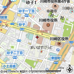 神奈川県川崎市川崎区東田町5-3周辺の地図