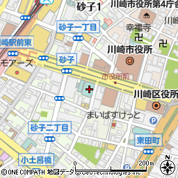相鉄フレッサイン川崎駅東口周辺の地図