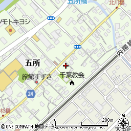 千葉県市原市五所1607周辺の地図