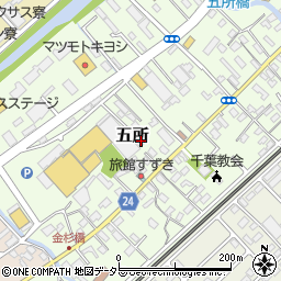 千葉県市原市五所1524周辺の地図