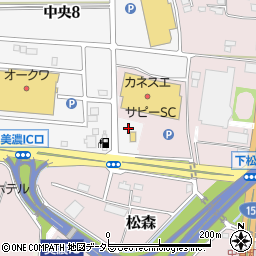 岐阜県美濃市中央9丁目周辺の地図
