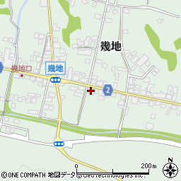 京都府与謝郡与謝野町幾地837周辺の地図