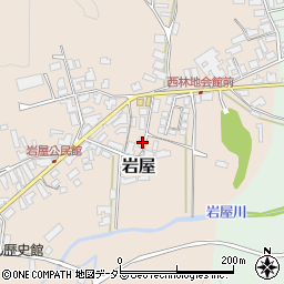 京都府与謝郡与謝野町岩屋121周辺の地図