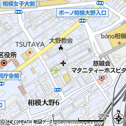 田中・ギタースクール周辺の地図