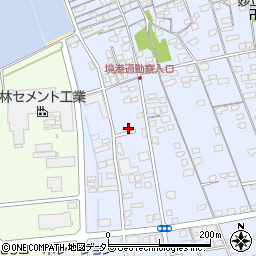 鳥取県境港市外江町3398周辺の地図