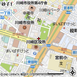 川崎中央ロータリークラブ周辺の地図