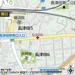 長津田町周辺の地図