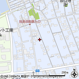 鳥取県境港市外江町3338-4周辺の地図