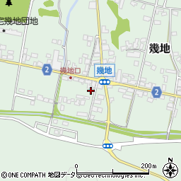 京都府与謝郡与謝野町幾地828周辺の地図