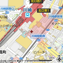レインボーハット 川崎アゼリア店周辺の地図
