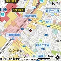 ＡＢＣ‐ＭＡＲＴ川崎銀柳街店周辺の地図