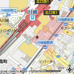 川崎警察署川崎駅前交番周辺の地図