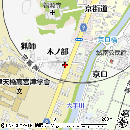 京都府宮津市木ノ部周辺の地図