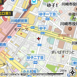 麻辣大学 川崎本店周辺の地図
