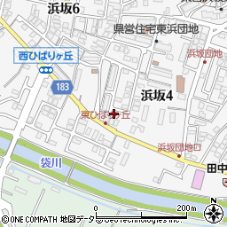 浜坂西簡易郵便局周辺の地図