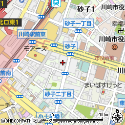 本格四川料理 麻辣大学 川崎店周辺の地図