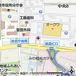 岐阜県美濃市中央10丁目125周辺の地図