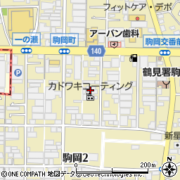 嶺光音電機株式会社　鶴見工場周辺の地図