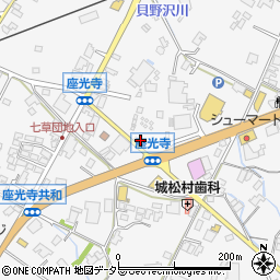 イタクニ株式会社　座光寺店周辺の地図