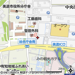 岐阜県美濃市中央10丁目142周辺の地図