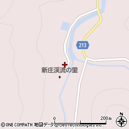 新庄渓流の里周辺の地図