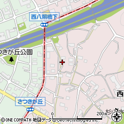 神奈川県横浜市緑区西八朔町710周辺の地図
