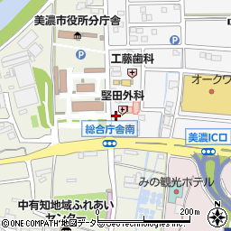 岐阜県美濃市中央10丁目136周辺の地図