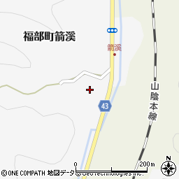 鳥取県鳥取市福部町箭溪18周辺の地図