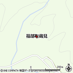 鳥取県鳥取市福部町蔵見周辺の地図