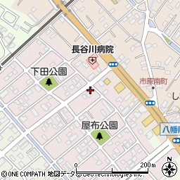 千葉県市原市旭五所13-13周辺の地図