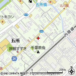 千葉県市原市五所1604周辺の地図
