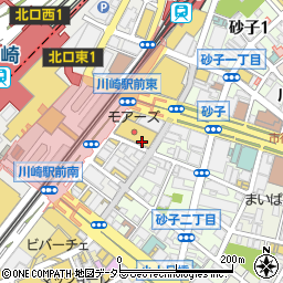 ブックオフ川崎モアーズ店周辺の地図