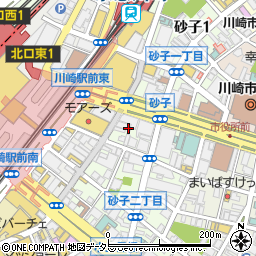 個室居酒屋 食彩の房 川崎駅前店周辺の地図