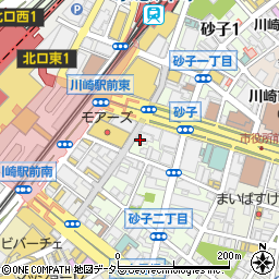 一蘭 川崎店周辺の地図
