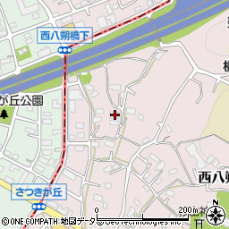 神奈川県横浜市緑区西八朔町727周辺の地図