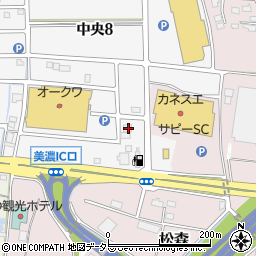 岐阜県美濃市中央10丁目72周辺の地図