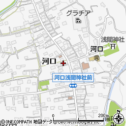 山梨県南都留郡富士河口湖町河口1131周辺の地図