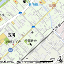 千葉県市原市五所1602周辺の地図
