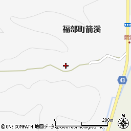 鳥取県鳥取市福部町箭溪34周辺の地図